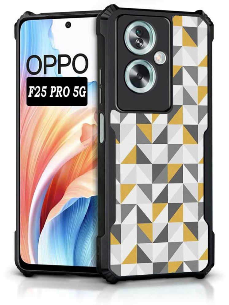     			COBERTA Multicolor Printed Back Cover Polycarbonate Compatible For Oppo F25 Pro 5G ( Pack of 1 )