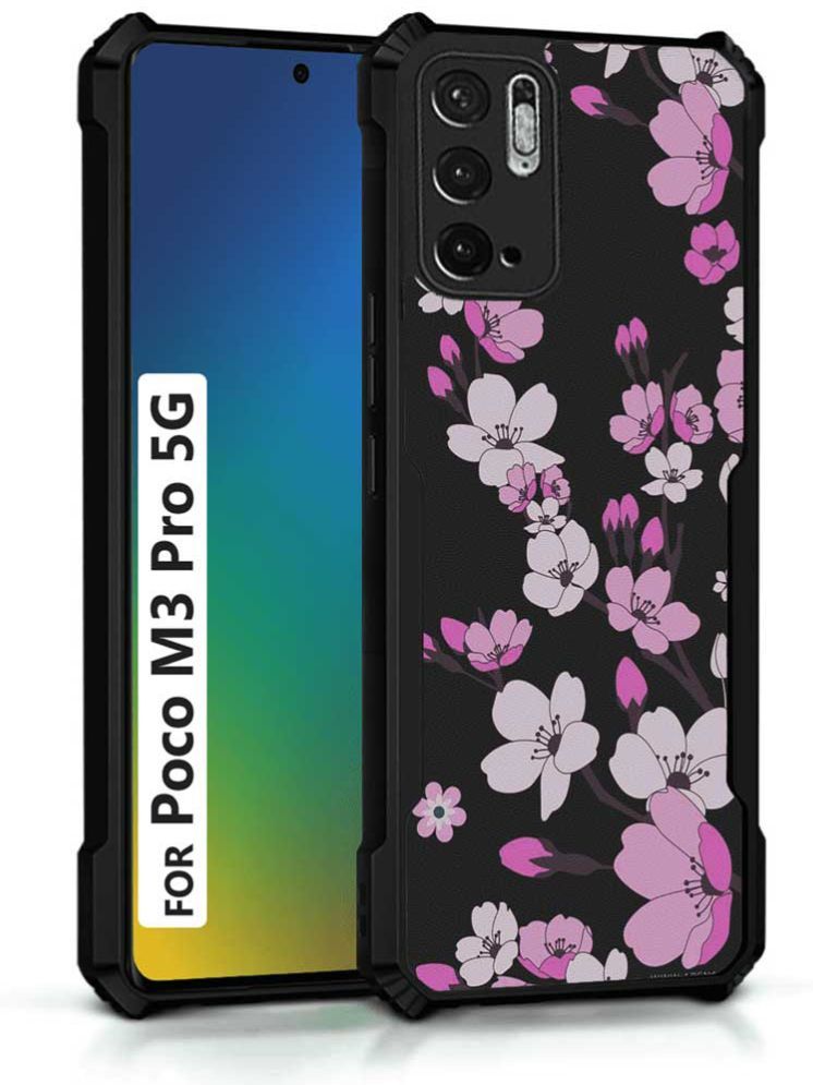     			COBERTA Multicolor Printed Back Cover Polycarbonate Compatible For Poco M3 pro 5G ( Pack of 1 )