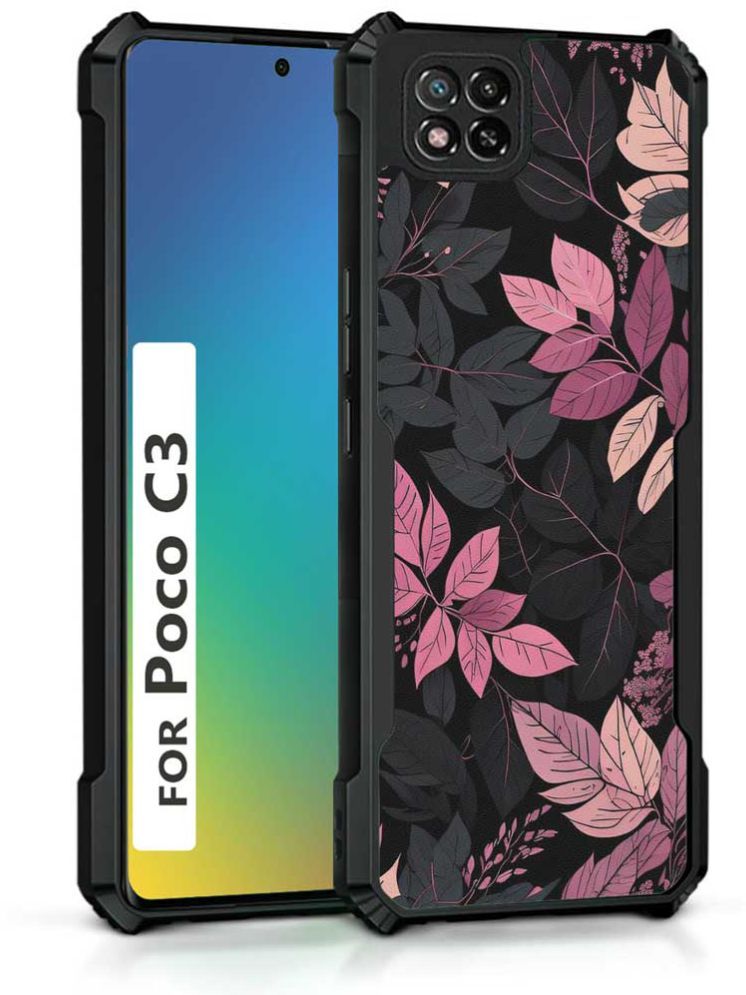     			COBERTA Multicolor Printed Back Cover Polycarbonate Compatible For POCO C3 ( Pack of 1 )