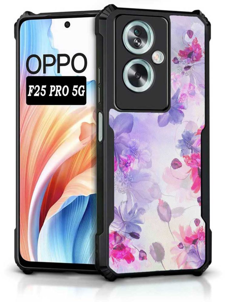     			COBERTA Multicolor Printed Back Cover Polycarbonate Compatible For Oppo F25 Pro 5G ( Pack of 1 )