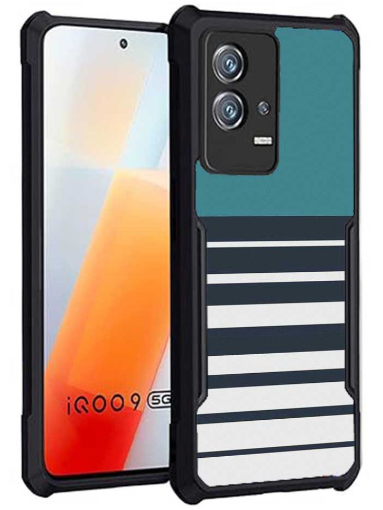     			COBERTA Multicolor Printed Back Cover Polycarbonate Compatible For Iqoo 9 5G ( Pack of 1 )