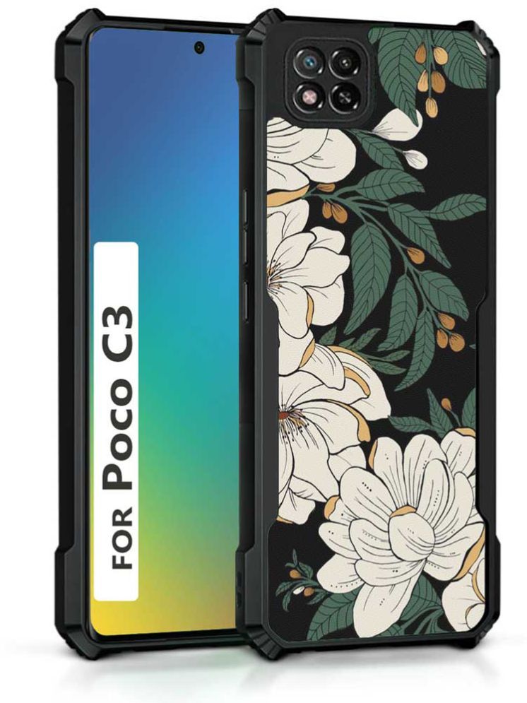     			COBERTA Multicolor Printed Back Cover Polycarbonate Compatible For POCO C3 ( Pack of 1 )