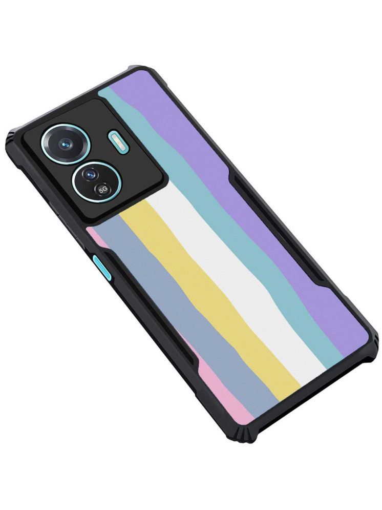     			COBERTA Multicolor Printed Back Cover Polycarbonate Compatible For iQOO Z6 Lite 5G ( Pack of 1 )