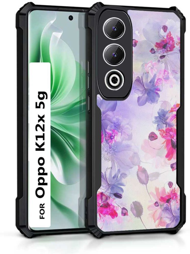     			COBERTA Multicolor Printed Back Cover Polycarbonate Compatible For Oppo K12X 5G ( Pack of 1 )