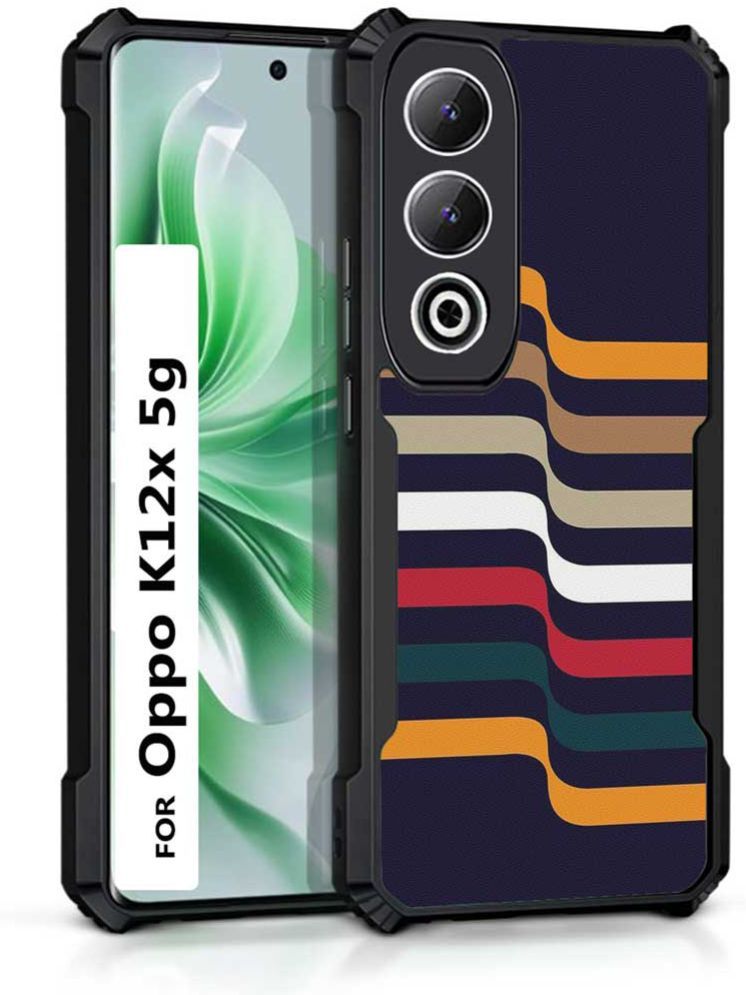     			COBERTA Multicolor Printed Back Cover Polycarbonate Compatible For Oppo K12X 5G ( Pack of 1 )