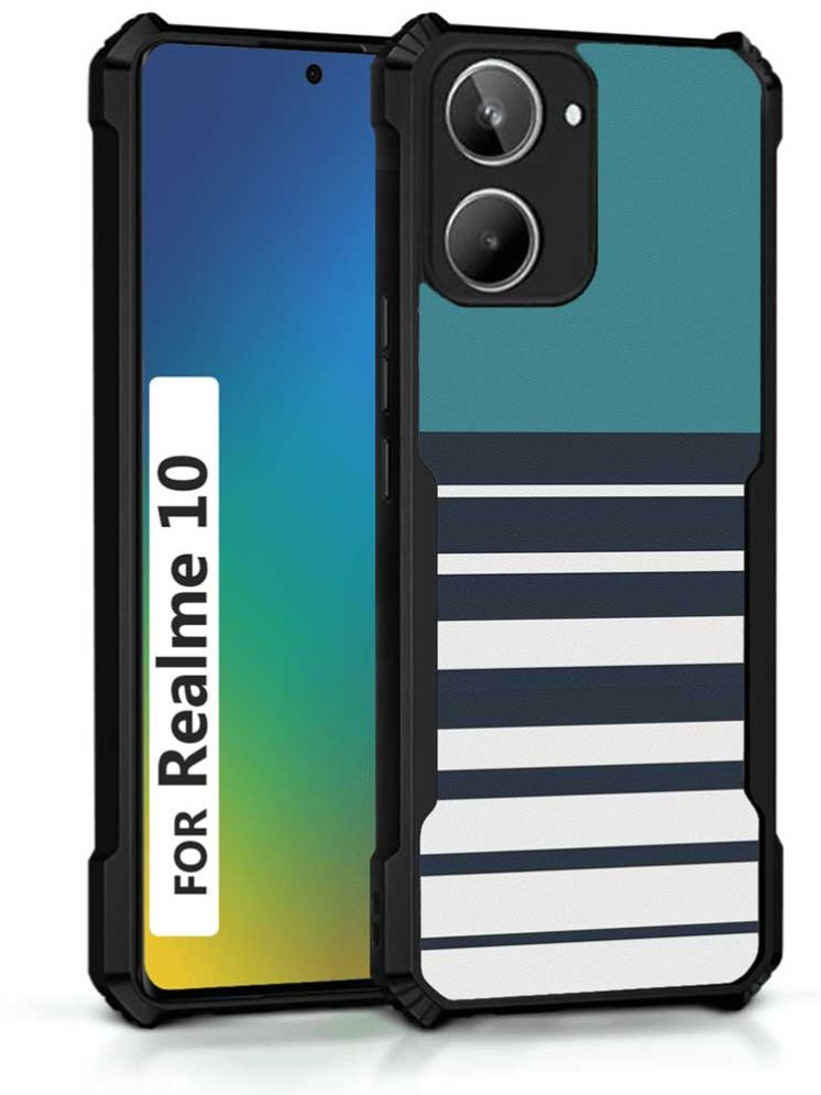     			COBERTA Multicolor Printed Back Cover Polycarbonate Compatible For Realme 10 ( Pack of 1 )