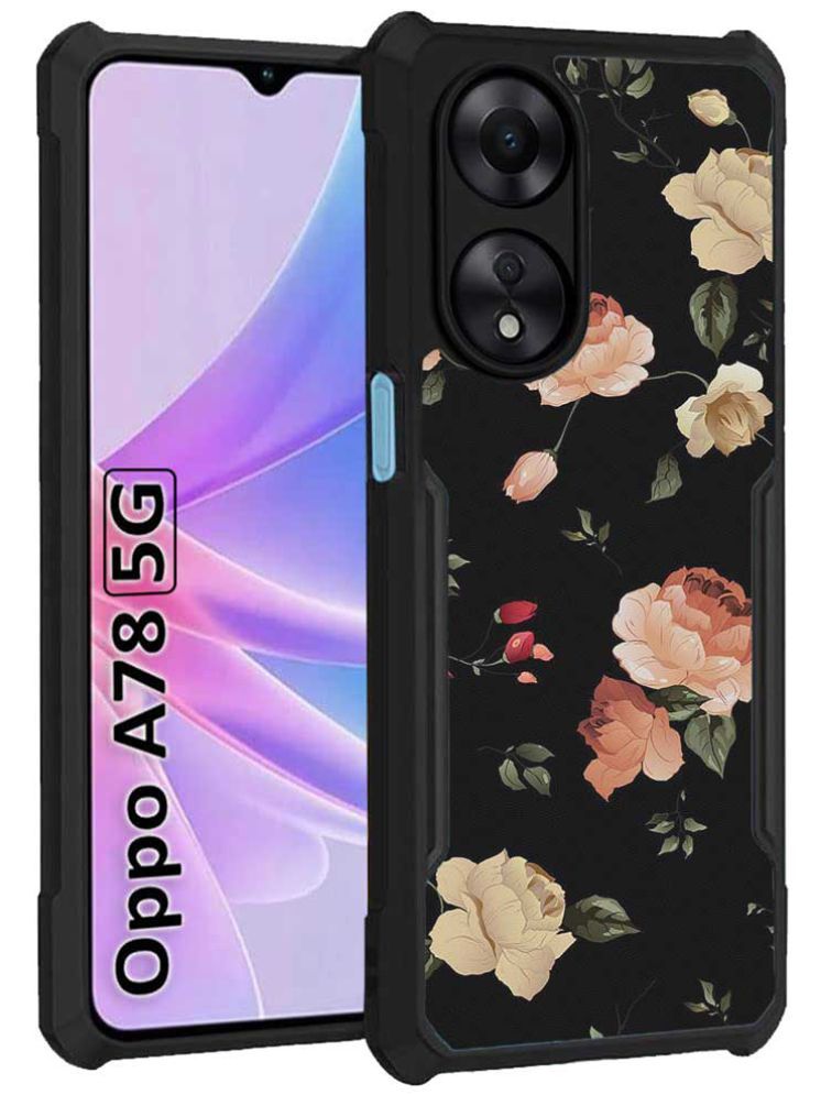     			COBERTA Multicolor Printed Back Cover Polycarbonate Compatible For OPPO A78 5G ( Pack of 1 )