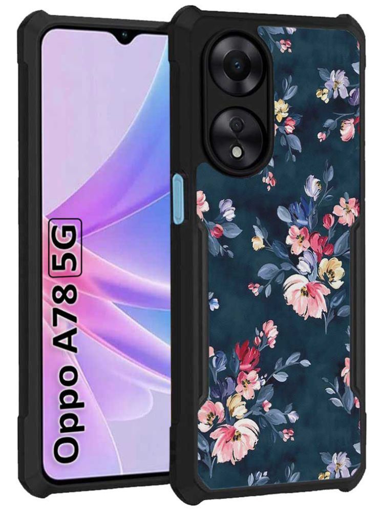     			COBERTA Multicolor Printed Back Cover Polycarbonate Compatible For OPPO A78 5G ( Pack of 1 )