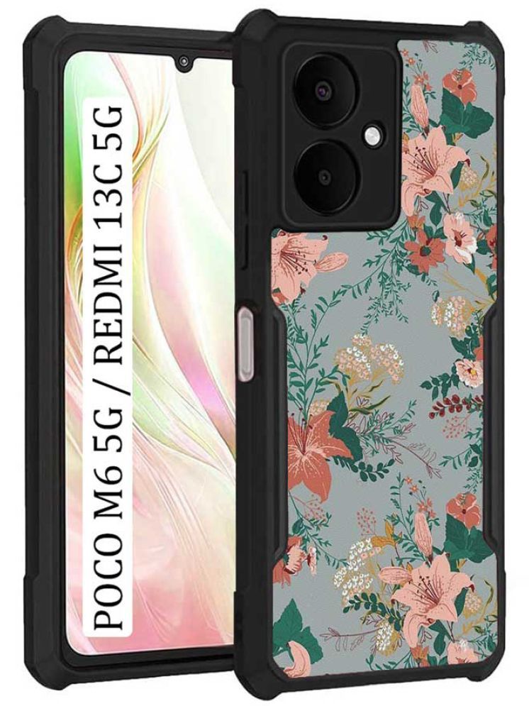     			COBERTA Multicolor Printed Back Cover Polycarbonate Compatible For Poco M6 5G ( Pack of 1 )