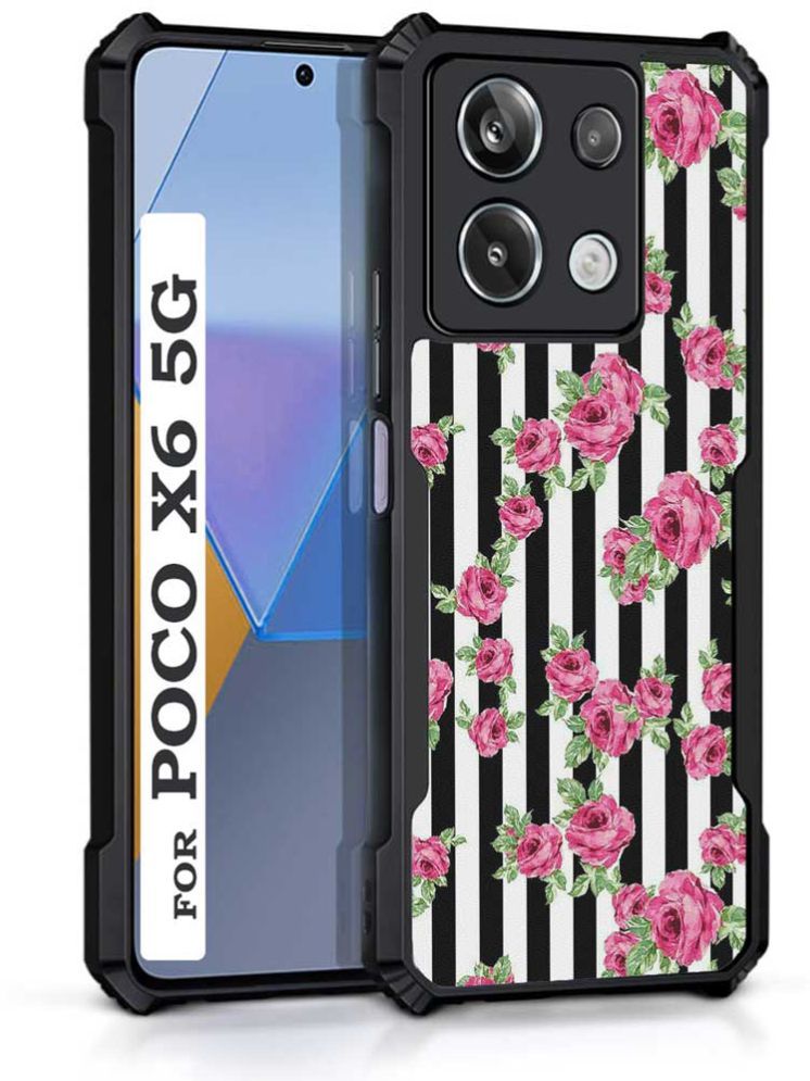     			COBERTA Multicolor Printed Back Cover Polycarbonate Compatible For Poco X6 5G ( Pack of 1 )