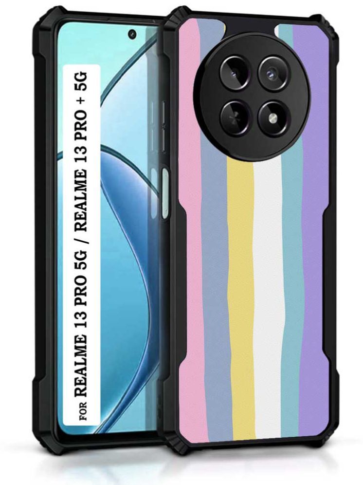     			COBERTA Multicolor Printed Back Cover Polycarbonate Compatible For Realme 13 Pro 5G ( Pack of 1 )