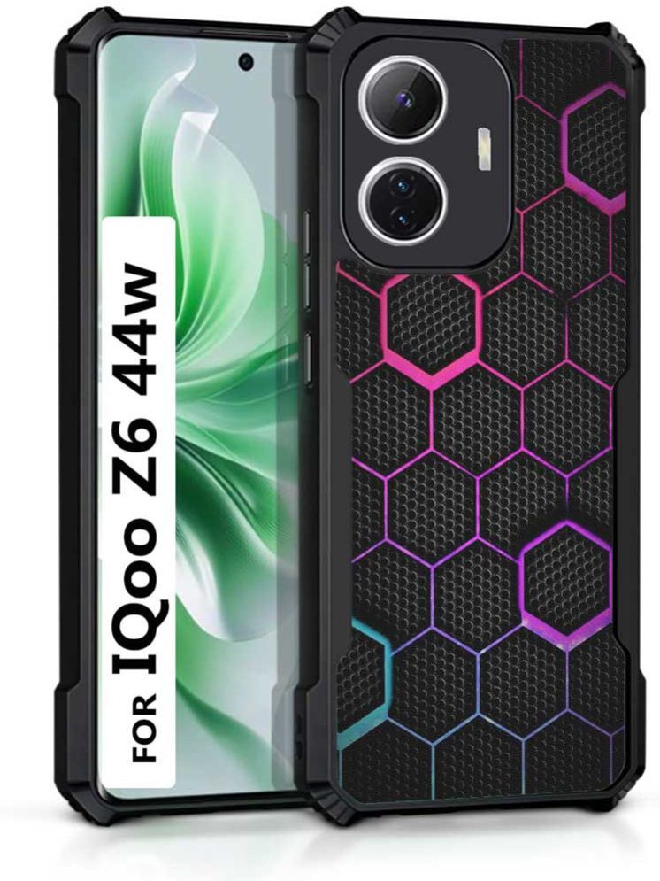     			COBERTA Multicolor Printed Back Cover Polycarbonate Compatible For iQoo Z6 44W ( Pack of 1 )