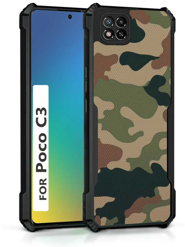     			COBERTA Multicolor Printed Back Cover Polycarbonate Compatible For POCO C3 ( Pack of 1 )