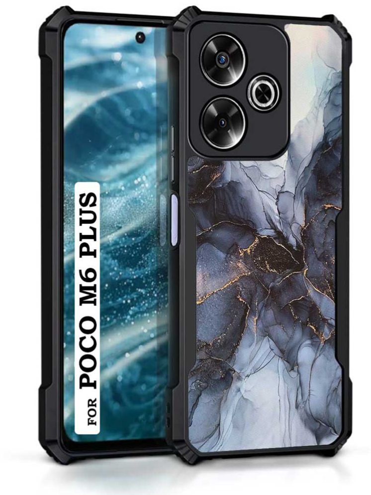     			COBERTA Multicolor Printed Back Cover Polycarbonate Compatible For Poco M6 Plus 5G ( Pack of 1 )