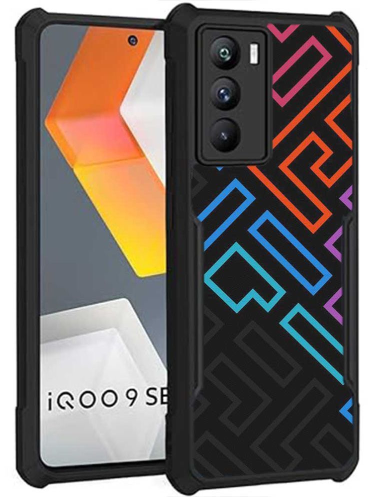     			COBERTA Multicolor Printed Back Cover Polycarbonate Compatible For Iqoo 9 Se 5G ( Pack of 1 )