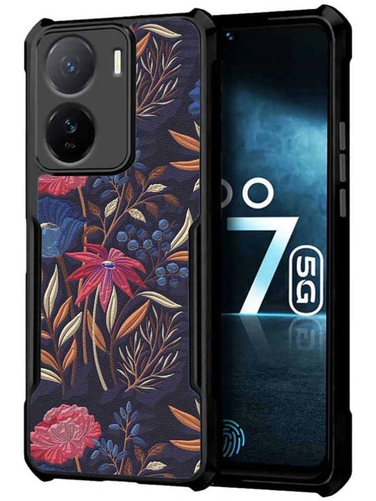     			COBERTA Multicolor Printed Back Cover Polycarbonate Compatible For iQoo Z7s 5G ( Pack of 1 )