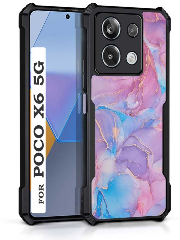     			COBERTA Multicolor Printed Back Cover Polycarbonate Compatible For Poco X6 5G ( Pack of 1 )