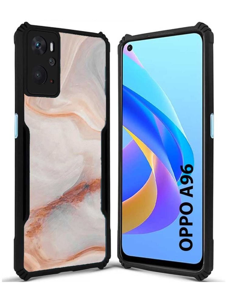     			COBERTA Multicolor Printed Back Cover Polycarbonate Compatible For Oppo A96 ( Pack of 1 )