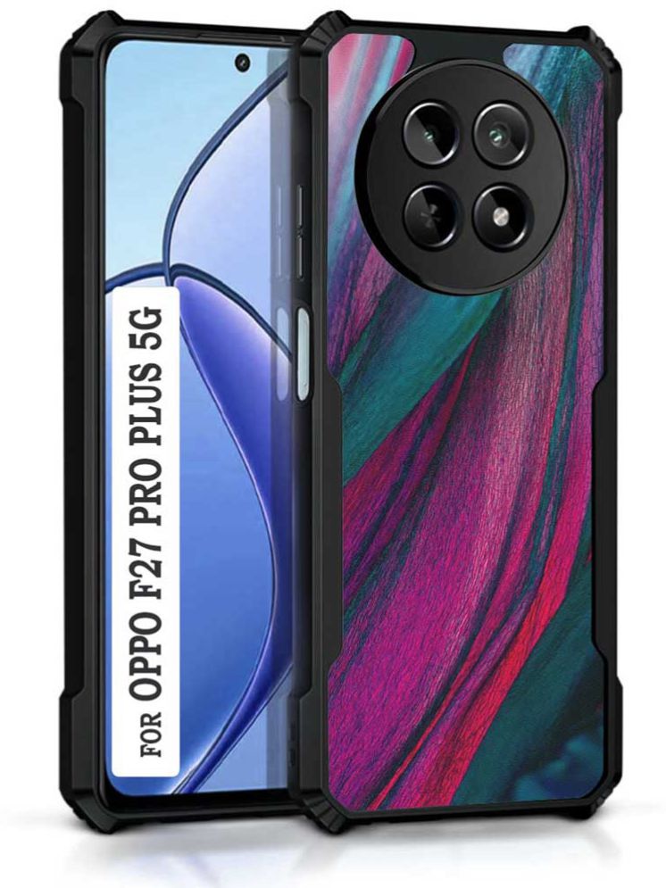     			COBERTA Multicolor Printed Back Cover Polycarbonate Compatible For Oppo F27 Pro Plus 5G ( Pack of 1 )