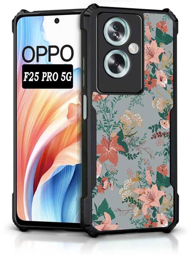     			COBERTA Multicolor Printed Back Cover Polycarbonate Compatible For Oppo F25 Pro 5G ( Pack of 1 )