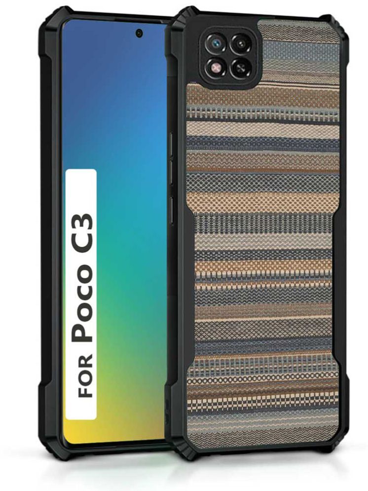     			COBERTA Multicolor Printed Back Cover Polycarbonate Compatible For POCO C3 ( Pack of 1 )