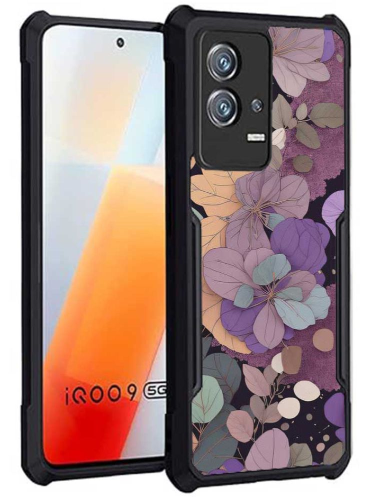     			COBERTA Multicolor Printed Back Cover Polycarbonate Compatible For Iqoo 9 5G ( Pack of 1 )