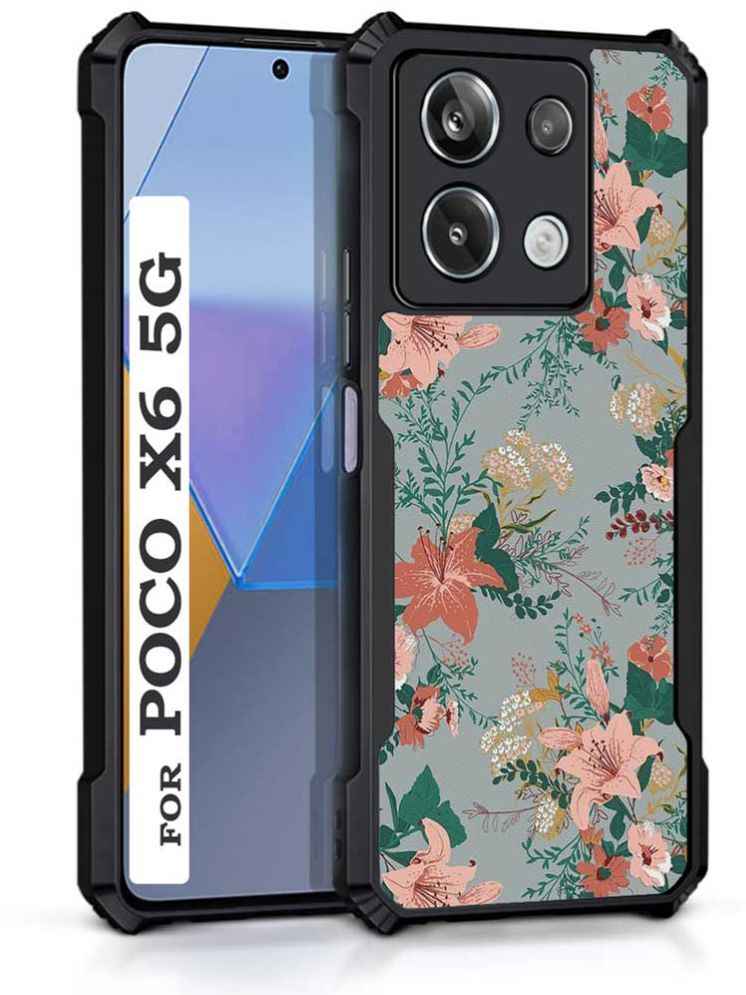     			COBERTA Multicolor Printed Back Cover Polycarbonate Compatible For Poco X6 5G ( Pack of 1 )