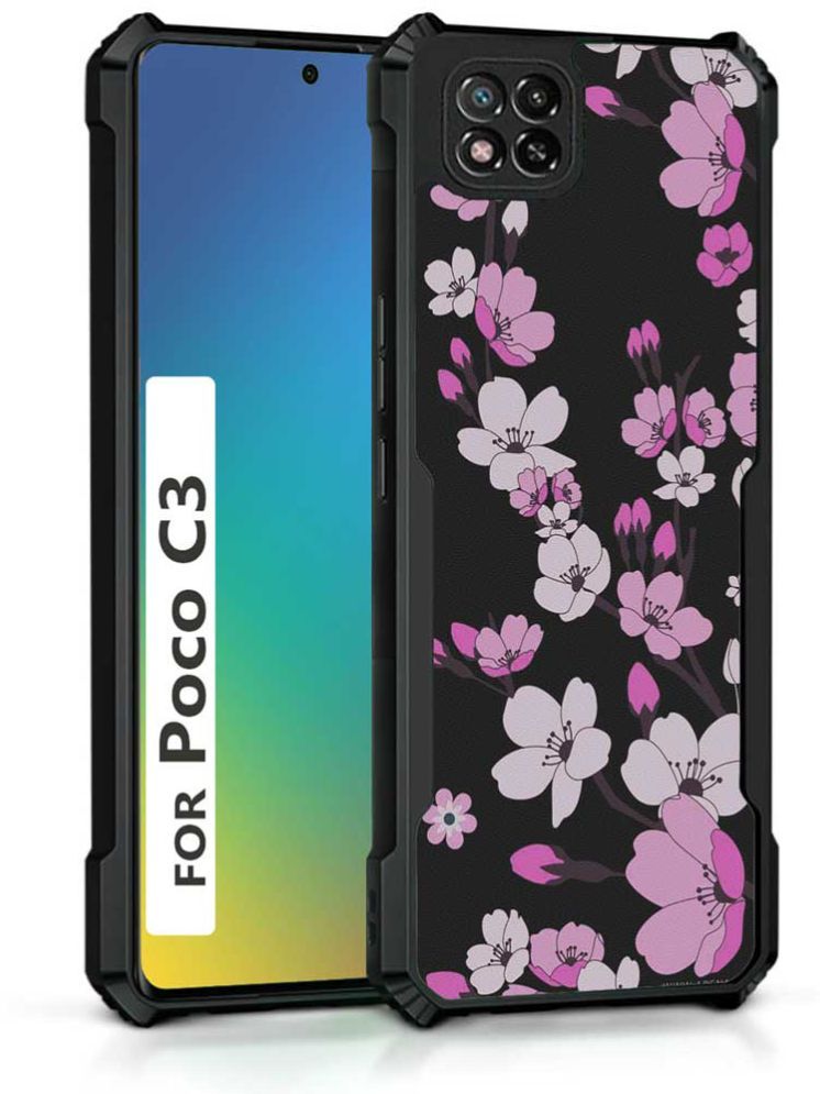     			COBERTA Multicolor Printed Back Cover Polycarbonate Compatible For POCO C3 ( Pack of 1 )