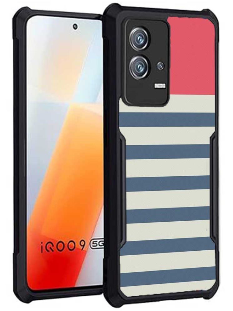     			COBERTA Multicolor Printed Back Cover Polycarbonate Compatible For Iqoo 9 5G ( Pack of 1 )