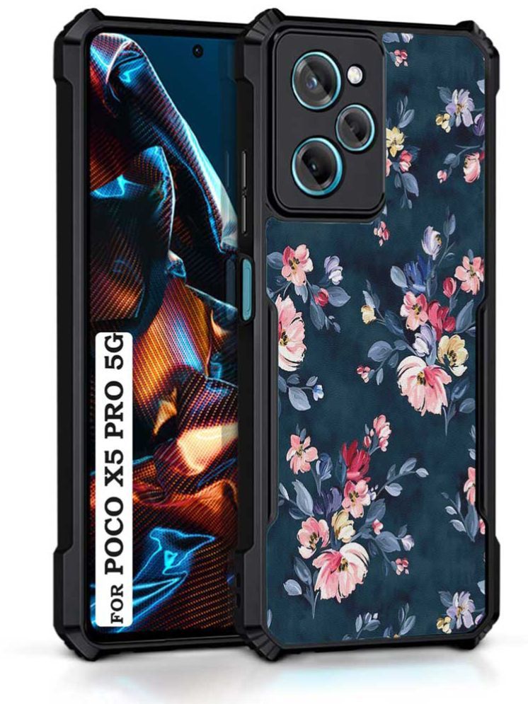     			COBERTA Multicolor Printed Back Cover Polycarbonate Compatible For Poco X5 Pro 5G ( Pack of 1 )