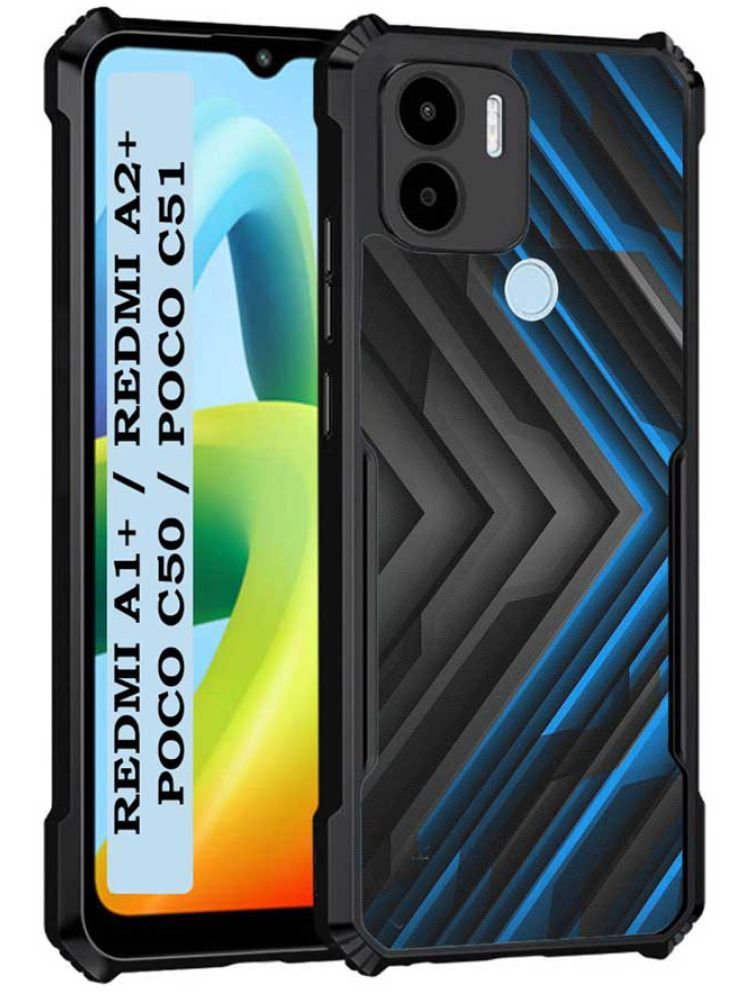     			COBERTA Multicolor Printed Back Cover Polycarbonate Compatible For Poco C51 ( Pack of 1 )