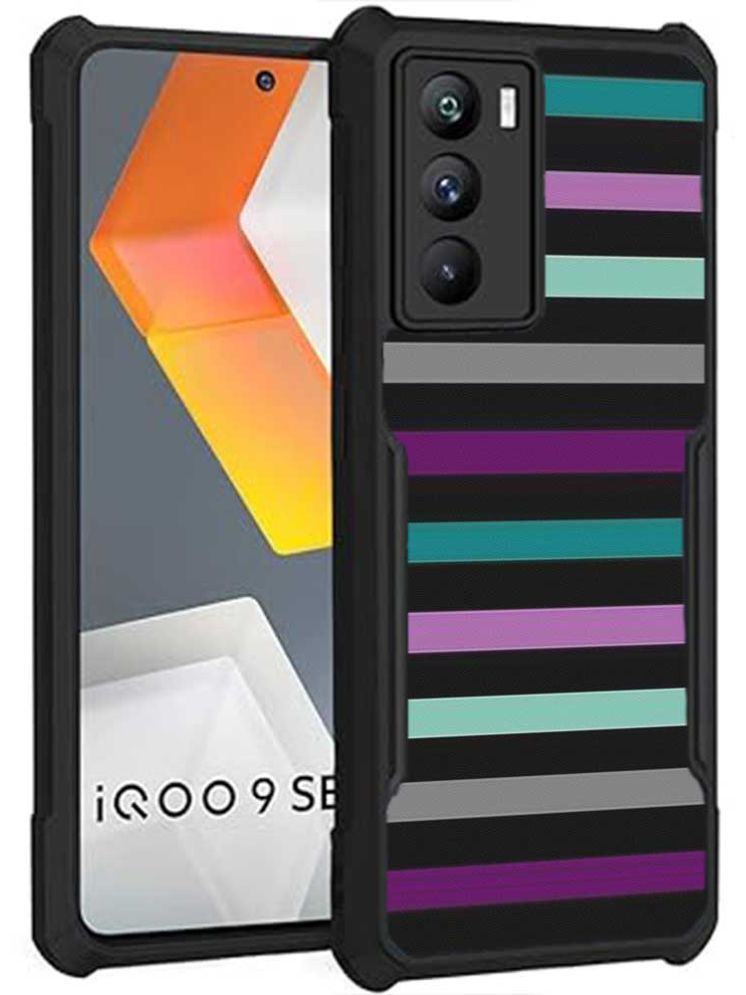     			COBERTA Multicolor Printed Back Cover Polycarbonate Compatible For Iqoo 9 Se 5G ( Pack of 1 )