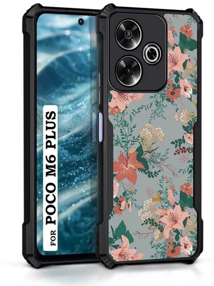     			COBERTA Multicolor Printed Back Cover Polycarbonate Compatible For Poco M6 Plus 5G ( Pack of 1 )