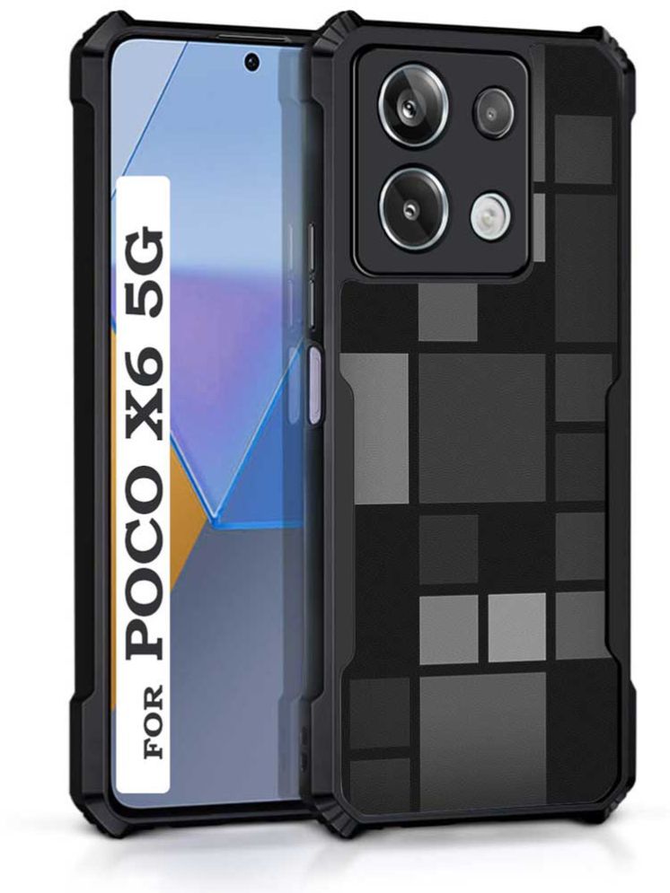     			COBERTA Multicolor Printed Back Cover Polycarbonate Compatible For Poco X6 5G ( Pack of 1 )