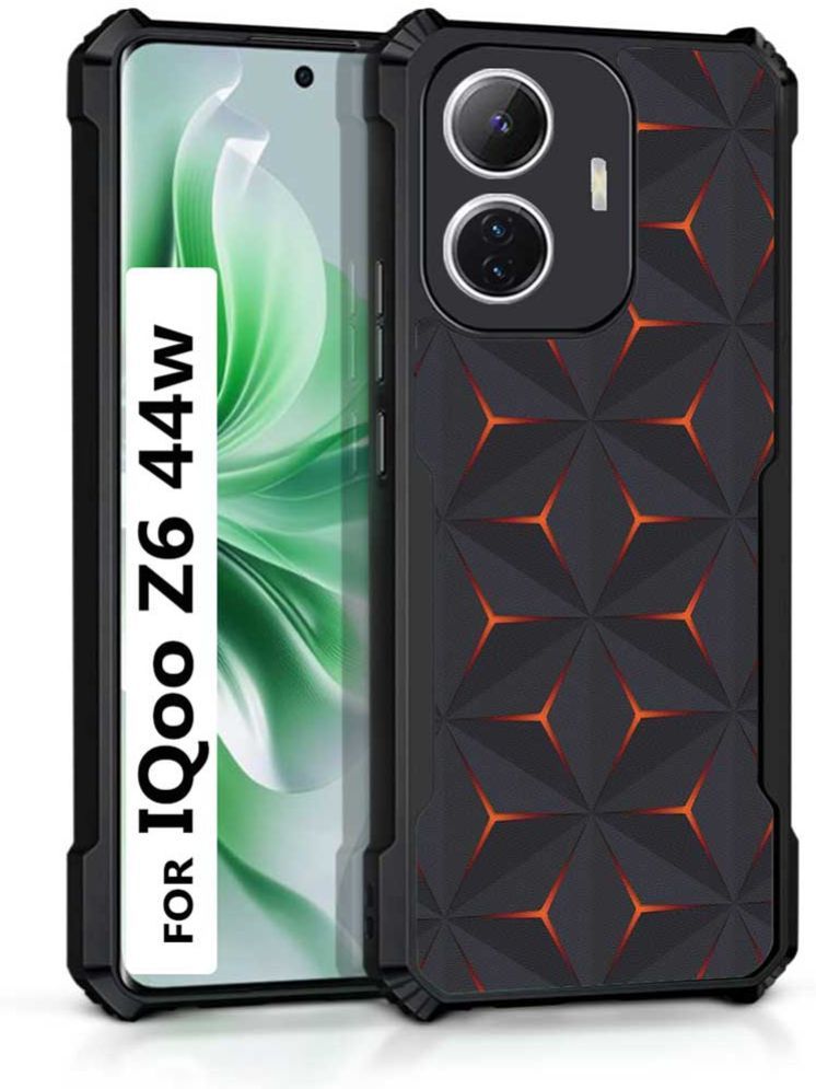     			COBERTA Multicolor Printed Back Cover Polycarbonate Compatible For iQoo Z6 44W ( Pack of 1 )