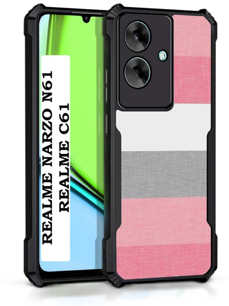     			COBERTA Multicolor Printed Back Cover Polycarbonate Compatible For Realme Narzo N61 ( Pack of 1 )