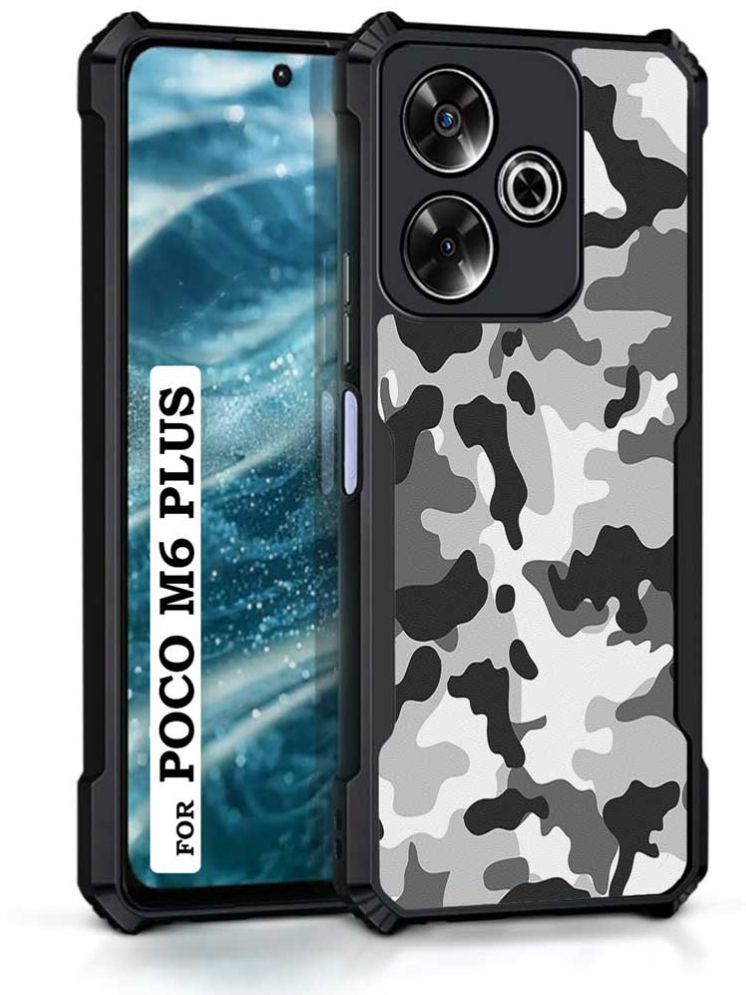     			COBERTA Multicolor Printed Back Cover Polycarbonate Compatible For Poco M6 Plus 5G ( Pack of 1 )