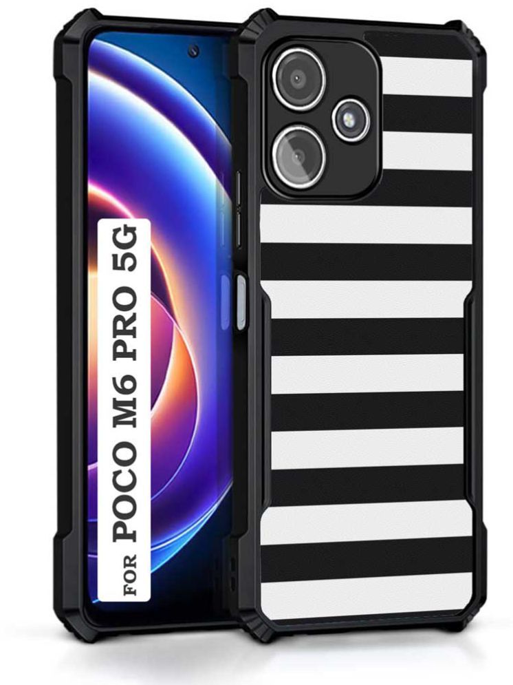     			COBERTA Multicolor Printed Back Cover Polycarbonate Compatible For Poco M6 Pro ( Pack of 1 )