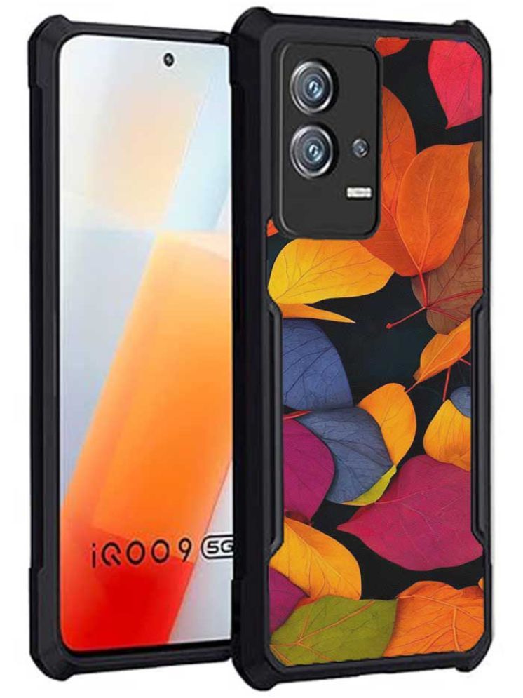     			COBERTA Multicolor Printed Back Cover Polycarbonate Compatible For Iqoo 9 5G ( Pack of 1 )