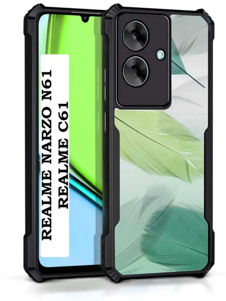     			COBERTA Multicolor Printed Back Cover Polycarbonate Compatible For Realme Narzo N61 ( Pack of 1 )