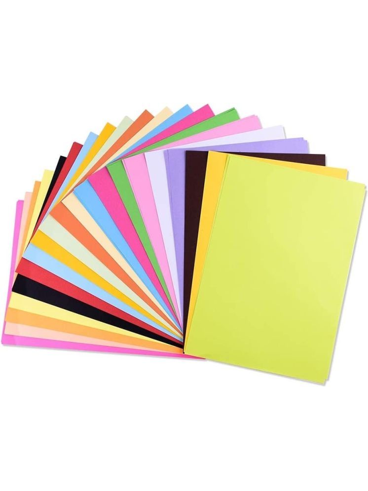     			ECLET A4 100 Coloured Sheets (10 Sheets each color)Copy Printing /Art and Craft Paper Double Sided Coloured Origami Folding DIY Craft Smooth Finish use in Home, School, Office Stationery Children's Day Gift, Birthday Gift, Party Favors,christmas decor etc