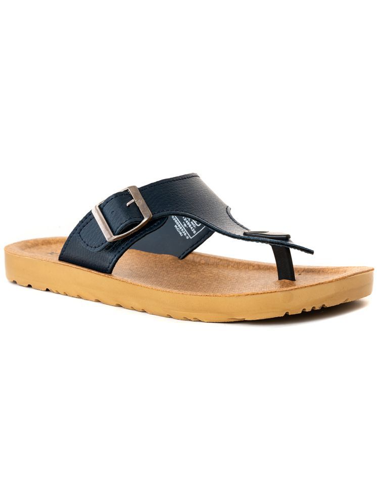     			KHADIM - Navy Men's Floater Sandals