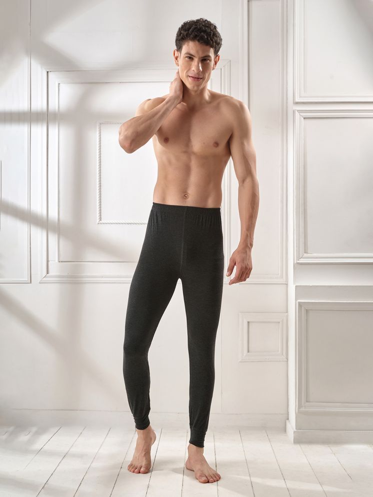     			Lux Inferno Cotton Men's Thermal Bottoms ( Black ) Finex Thermal Bottom