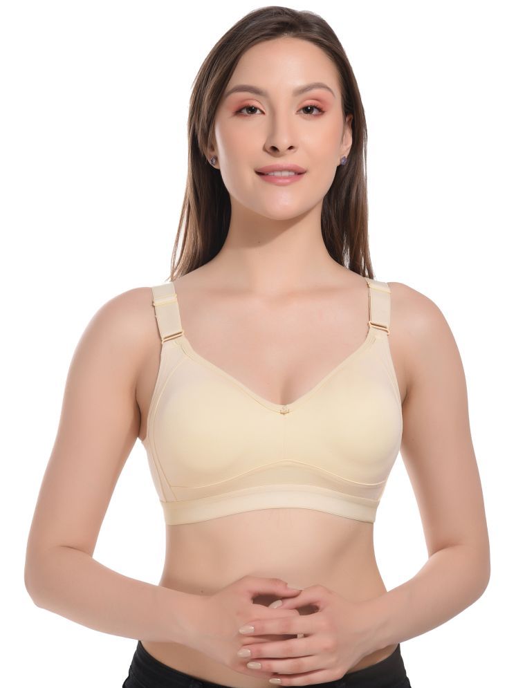     			Viral Girl Cotton Non Padded Women's T-Shirt Bra ( Beige ) VM-DAYNA-SKIN