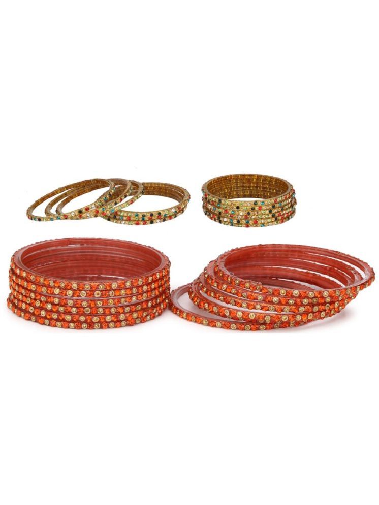     			Somil Multicolor Bangle Set ( Pack of 24 )