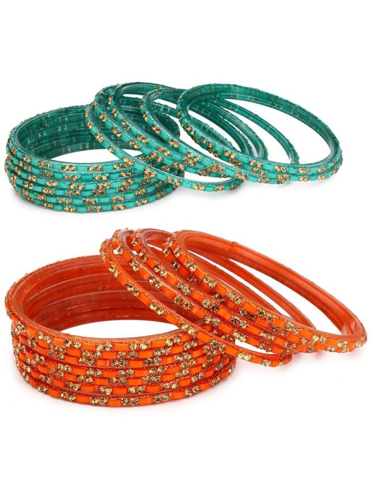     			Somil Multicolor Bangle Set ( Pack of 24 )