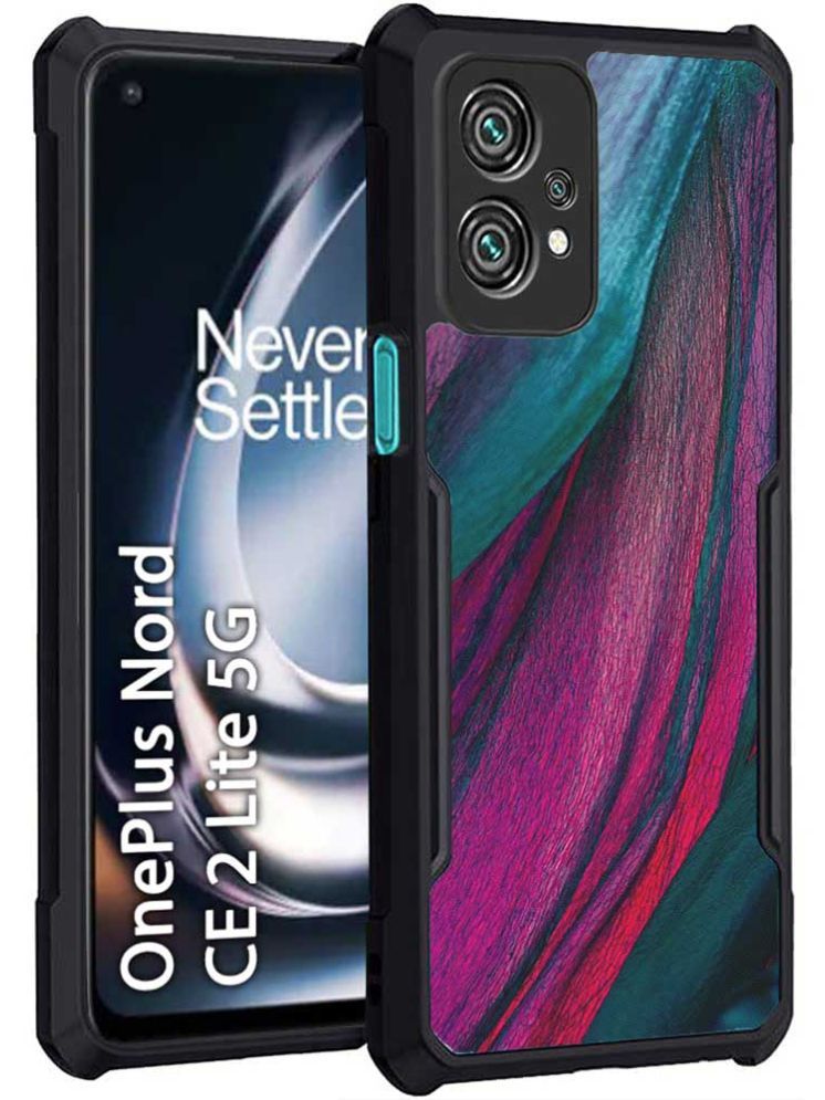     			COBERTA Multicolor Printed Back Cover Polycarbonate Compatible For Oneplus Nord Ce 2 Lite 5G ( Pack of 1 )