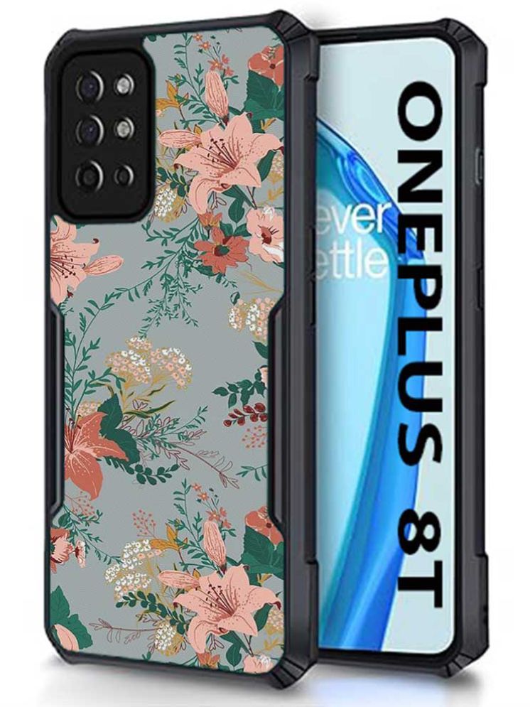     			COBERTA Multicolor Printed Back Cover Polycarbonate Compatible For OnePlus 8T ( Pack of 1 )