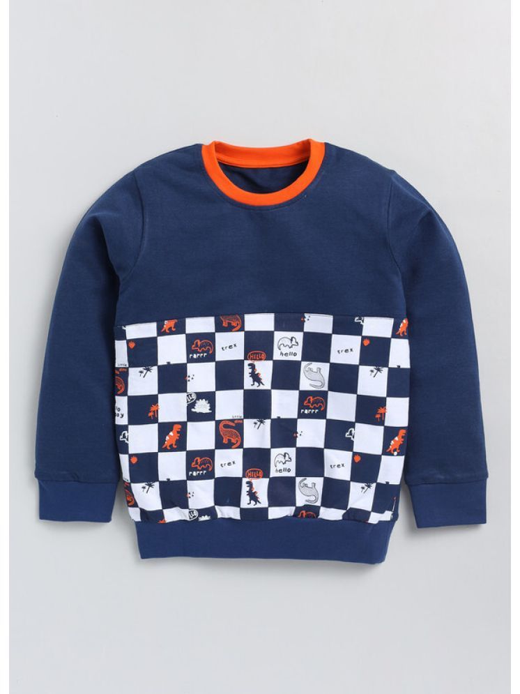     			MIMINO Blue Cotton Blend Boys Sweatshirt ( Pack of 1 )