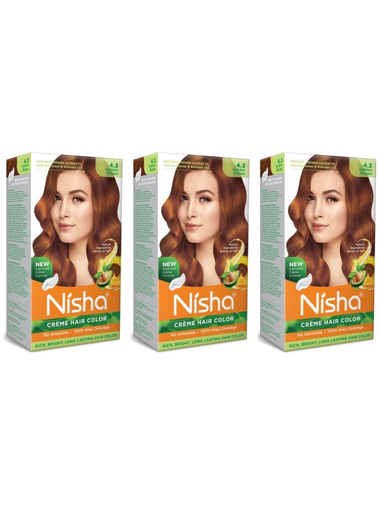     			Nisha Ammonia Free Permanent Hair Color 126 g Brown